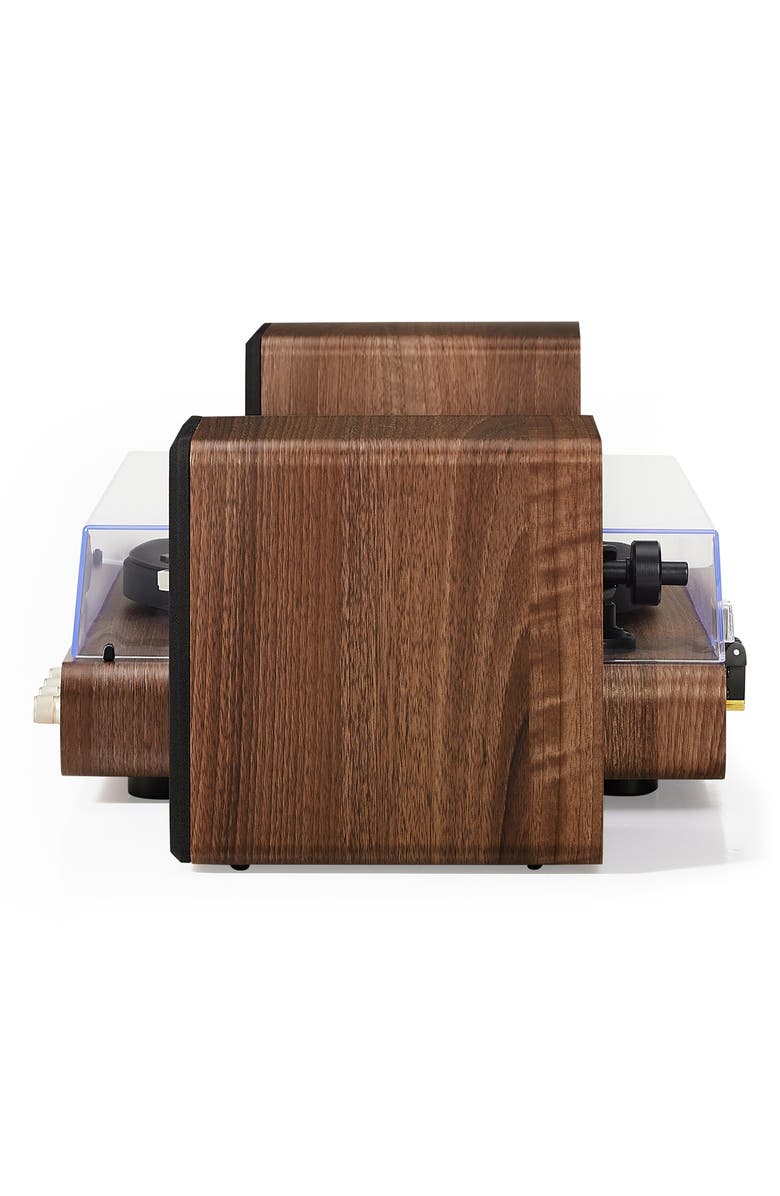 Crosley Radio C65 Vinyl Record Player with Speakers, Alternate, color, Walnut