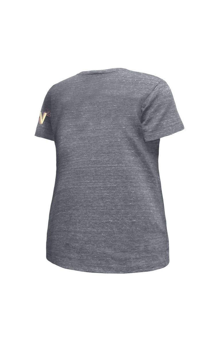 New Era Women's New Era Gray Washington Nationals 2022 City Connect Plus Size V-Neck T-Shirt, Alternate, color, 