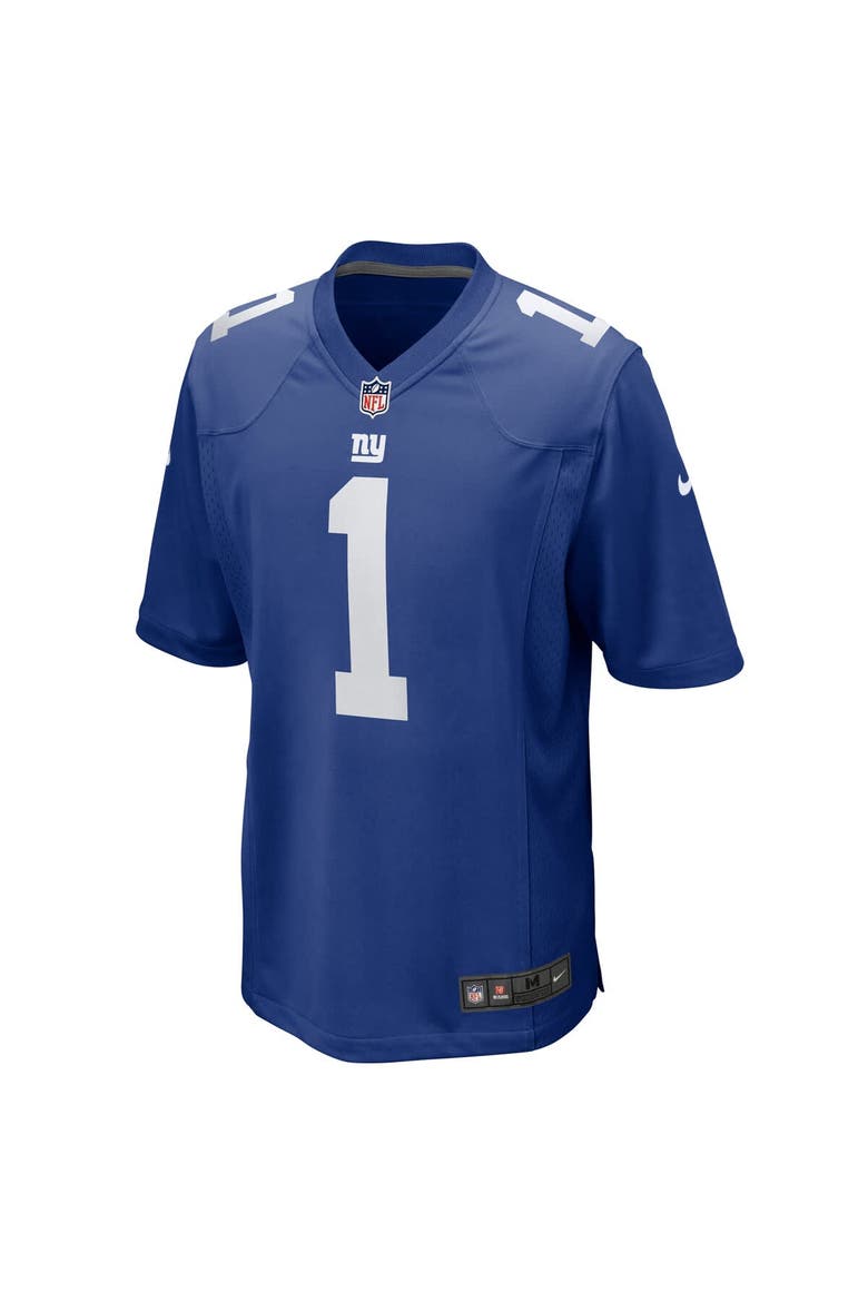 Men's Nike Malik Nabers Royal New York Giants  Player Game Jersey, Alternate, color, Royal