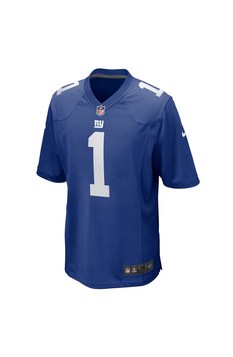Nike Men's Nike Malik Nabers Royal New York Giants  Player Game Jersey, Alternate, color, Royal