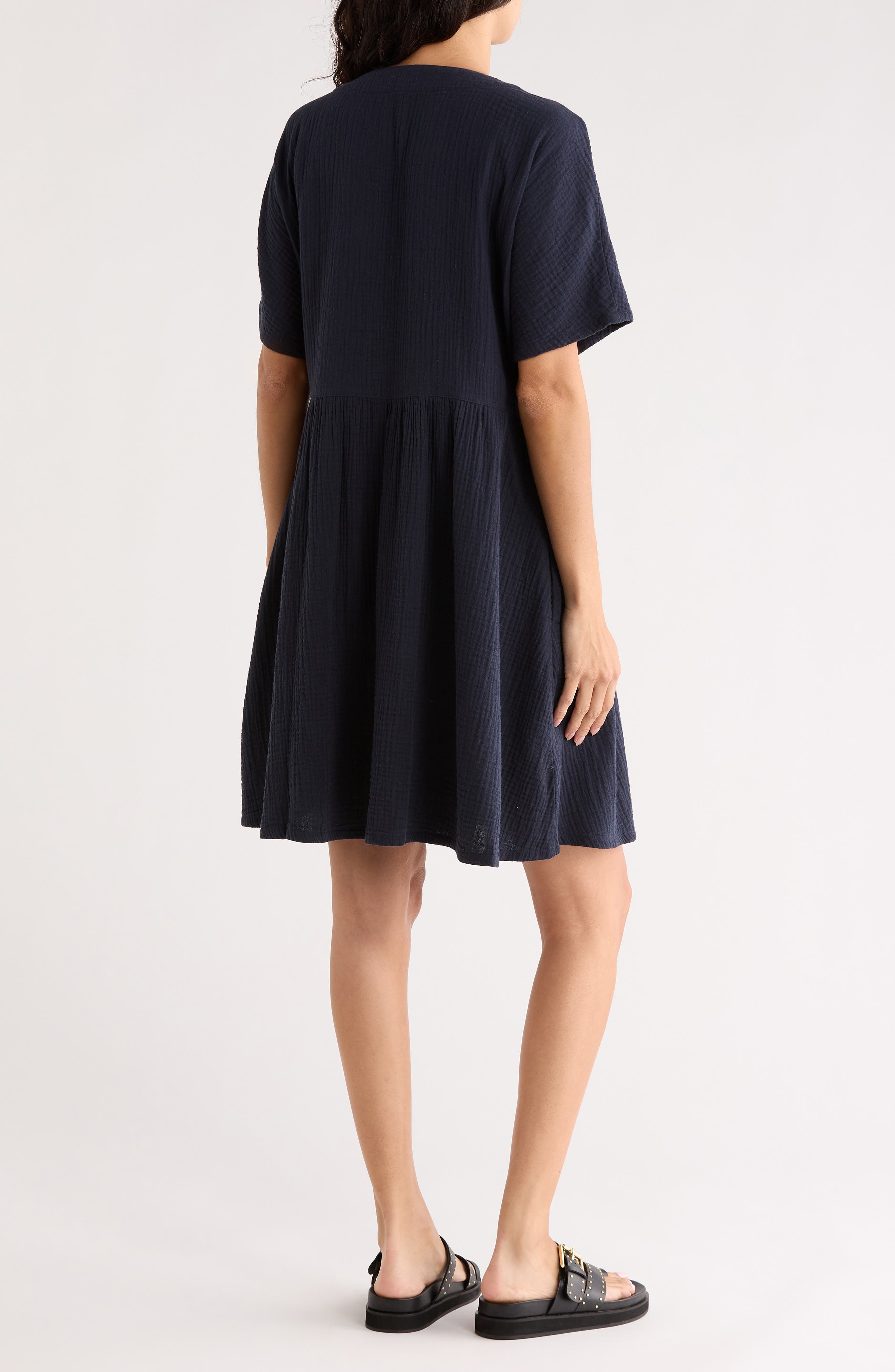Lightspun Button Front Minidress - image 4
