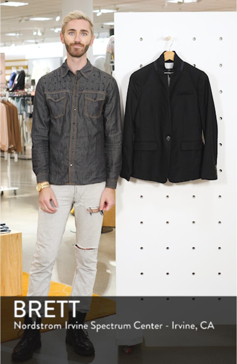 Regent Stand Collar Blazer, sales video thumbnail