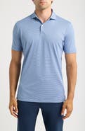 Peter Millar Tempo Stripe Crown Crafted Performance Jersey Golf Polo