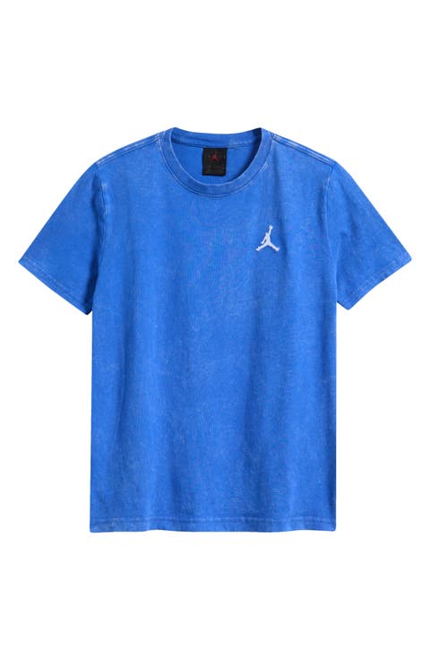 Kids' Jumpman Embroidered Cotton T-Shirt (Big Kid)