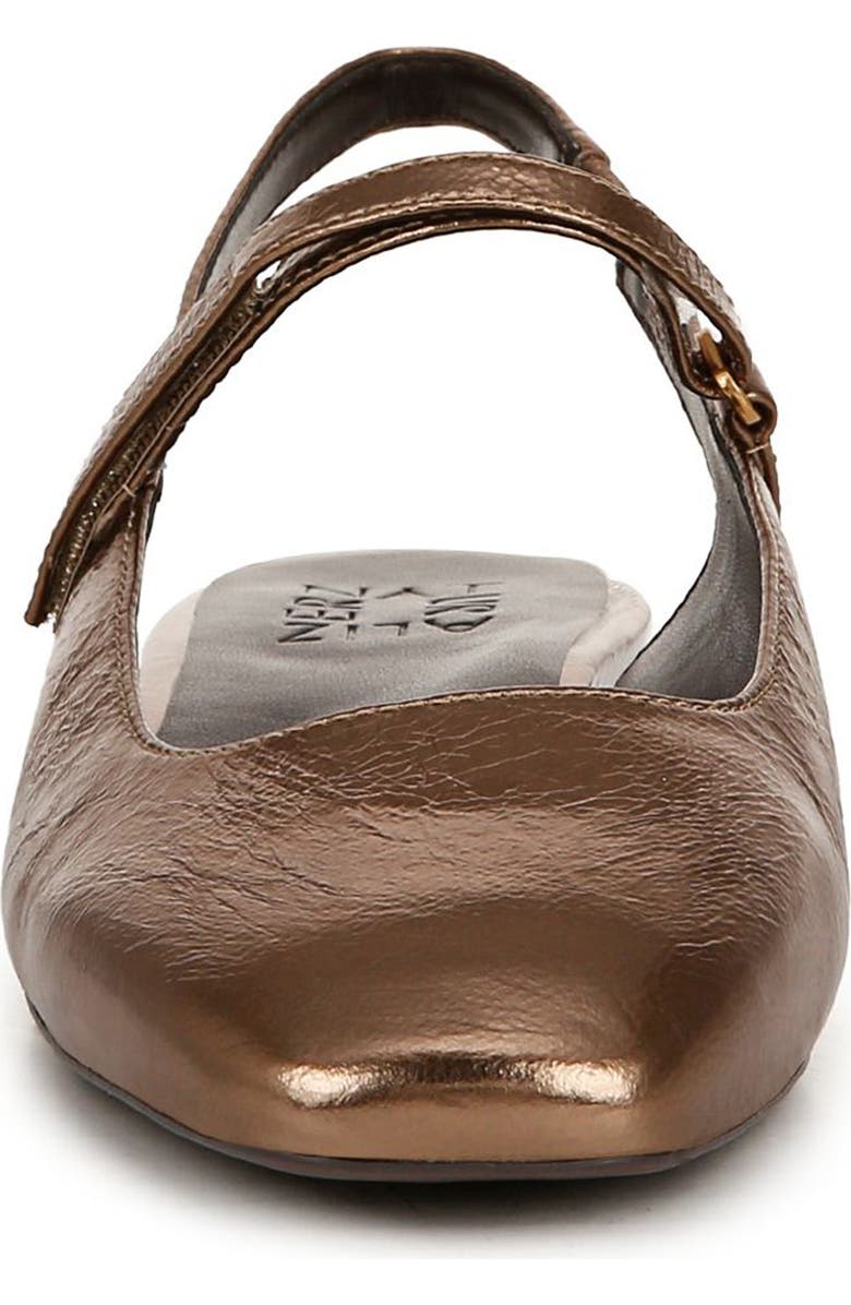 Naturalizer Connie Slingback Mary Jane Flat, Alternate, color, Old Gold Leather