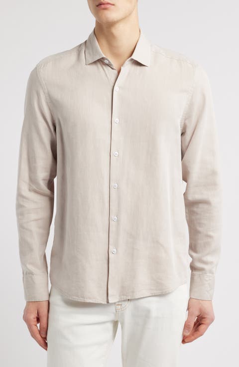 Cranford Cotton & Lyocell Button-Up Shirt