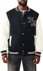 True Religion Property Of None Varsity Jacket