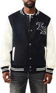True Religion Property Of None Varsity Jacket