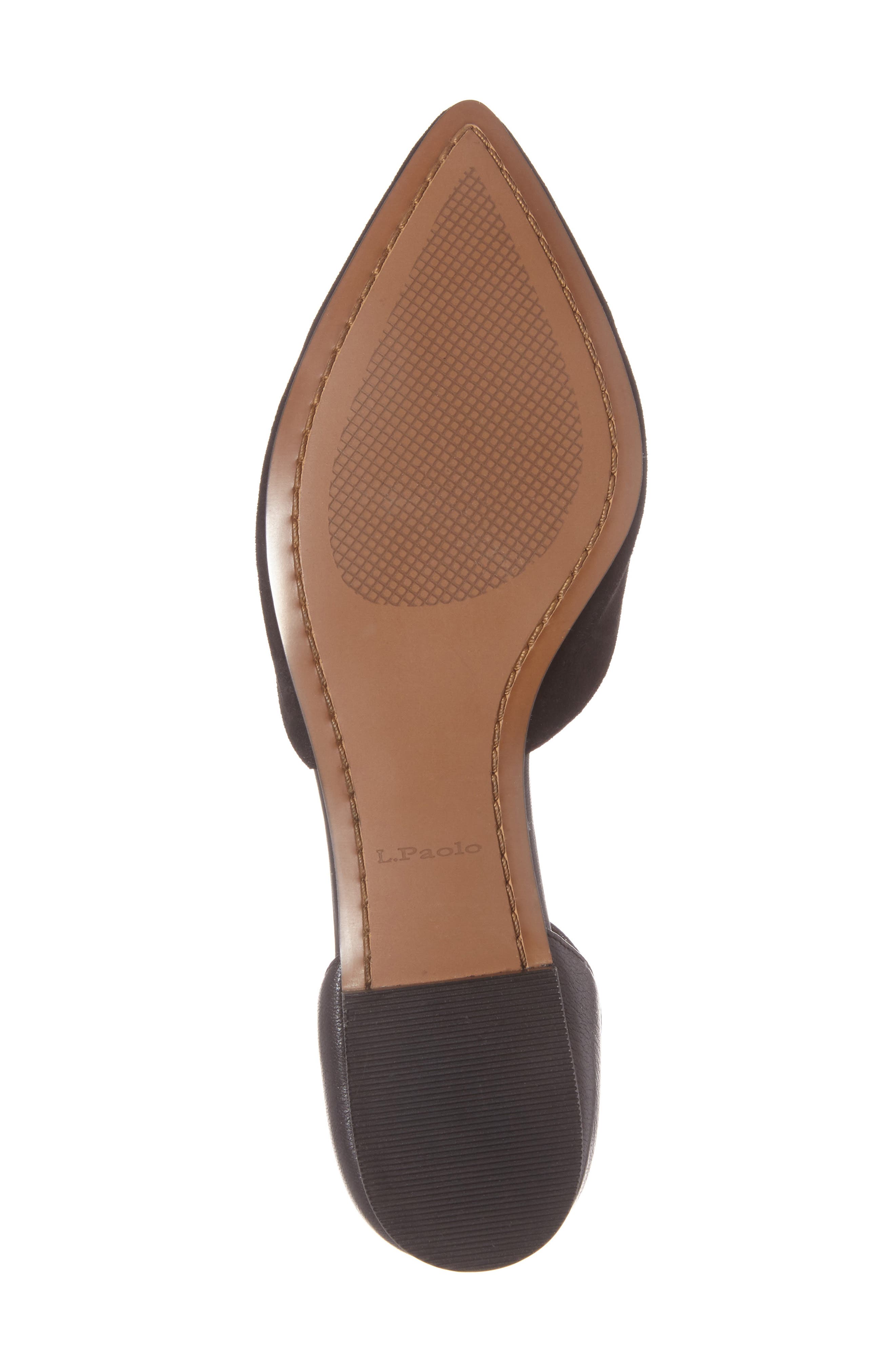 Dario Ankle Strap Flat, Alternate, color, BLACK SUEDE