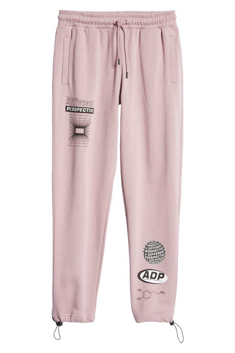 Worldwide Print Joggers, Alternate, color, PURPLE