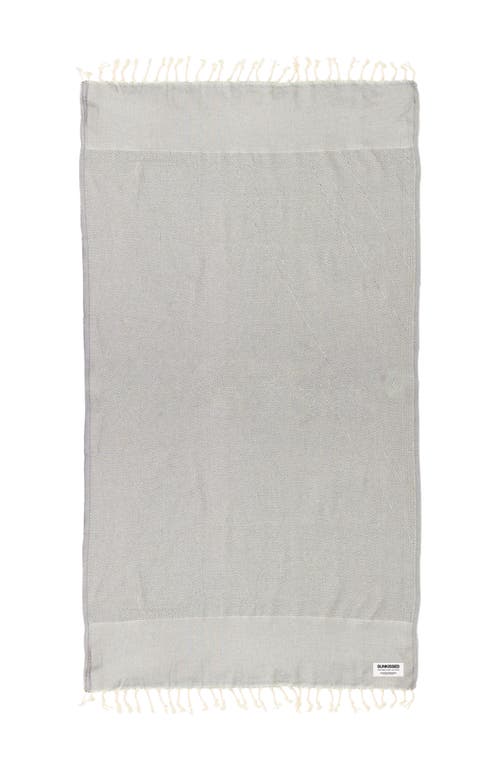Sunkissed Sand Free Beach Towel In Barbados Grey