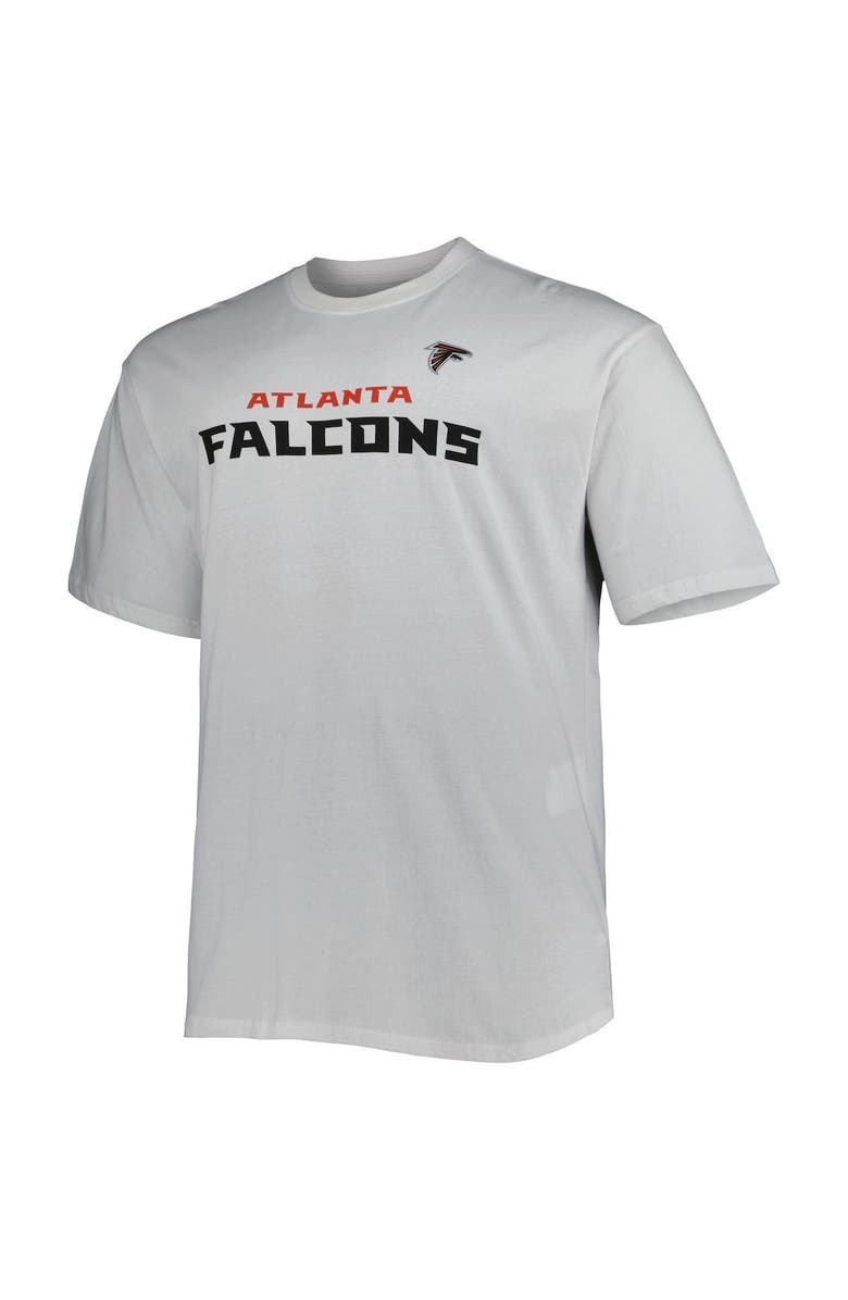 FANATICS Men's Fanatics Branded White Atlanta Falcons Big & Tall Hometown Collection Hot Shot T-Shirt, Alternate, color,