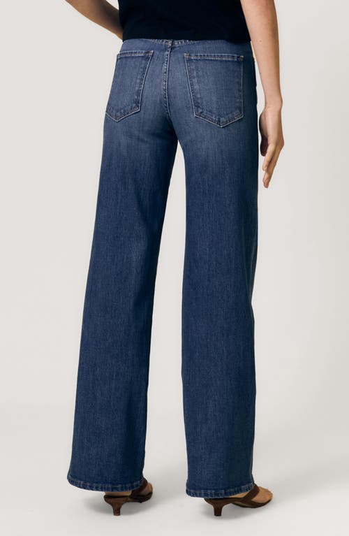 Le Jean Juliette High Waist Wide Leg Jeans In Blue