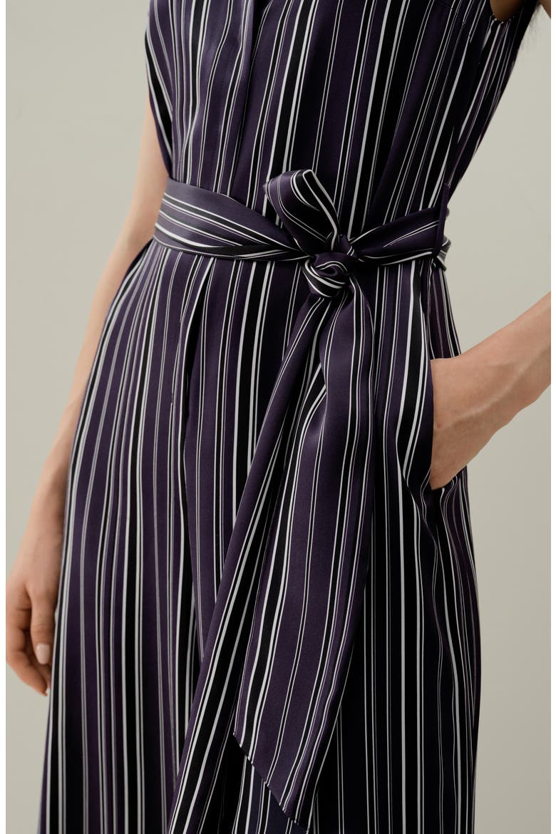 Women's Amethyst Silk Jumpsuit, Alternate, color, Amethyst