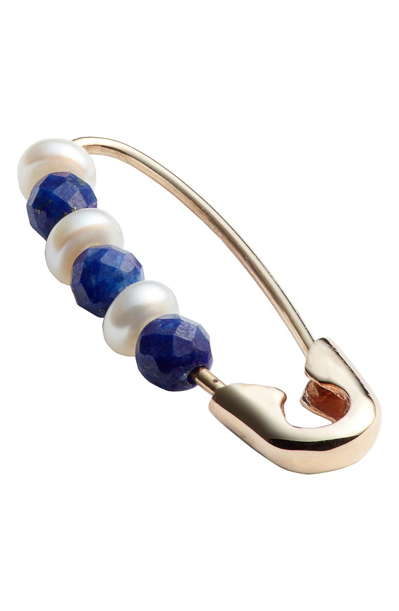 Loren Stewart Friendship Safety Pin Earring, Alternate, color, 