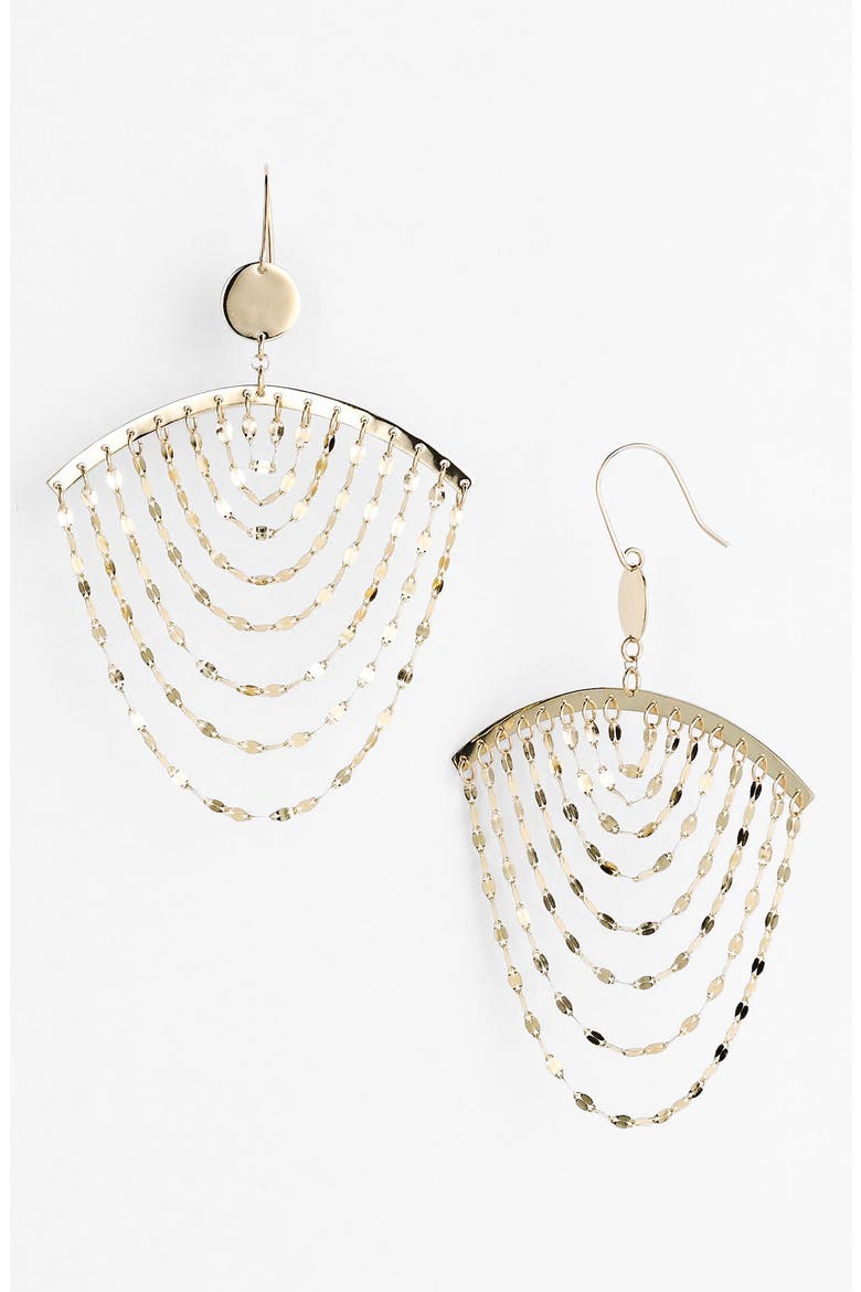 Jewelry Medium Cascade Earrings, Main, color, YELLOW GOLD