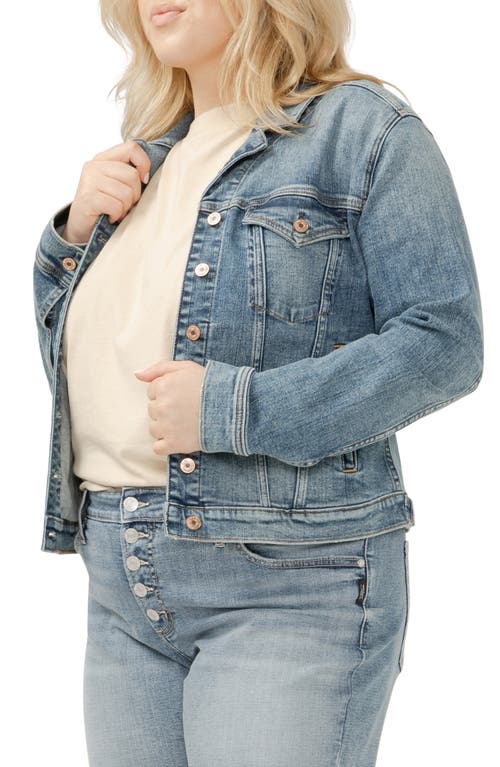 SILVER JEANS CO. SILVER JEANS CO. FITTED DENIM JACKET