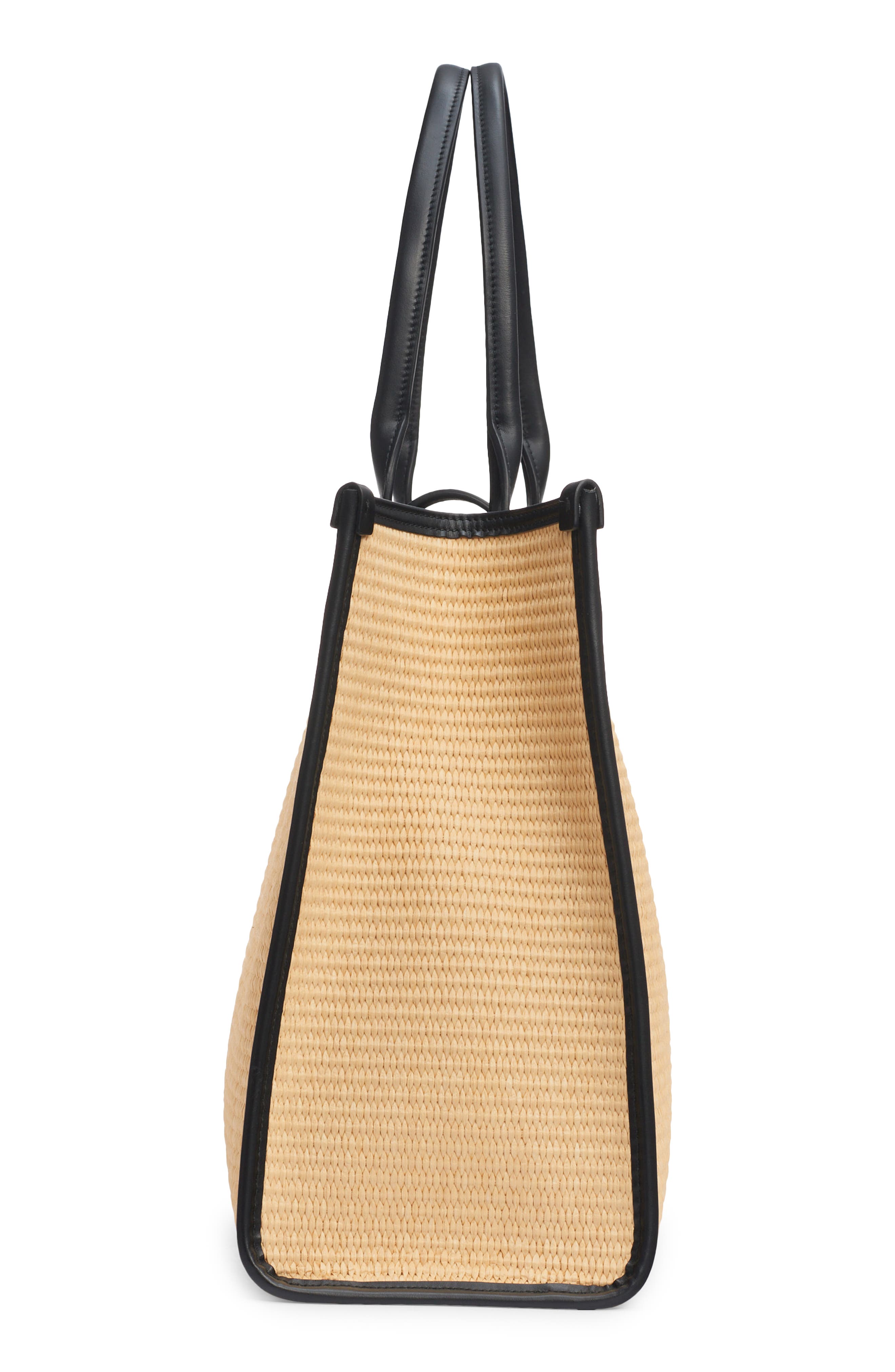 TOM FORD Medium Tara Top Handle Straw Tote, Alternate, color, 