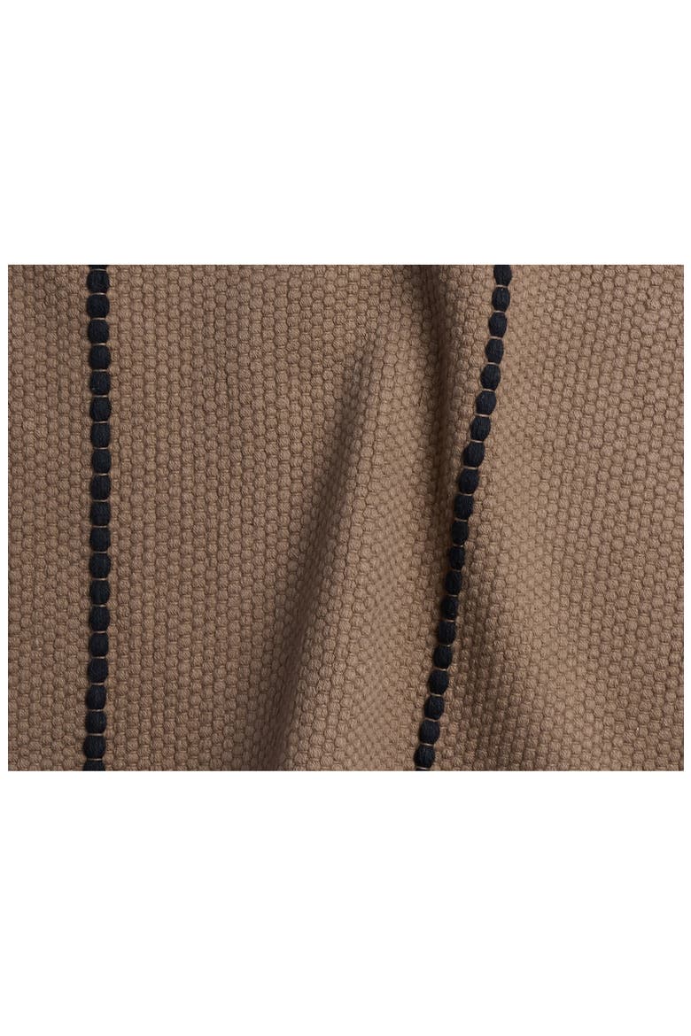 Organic Cotton Tassel Bath Rug, Alternate, color, WARM GREY AND SOFT BLACK