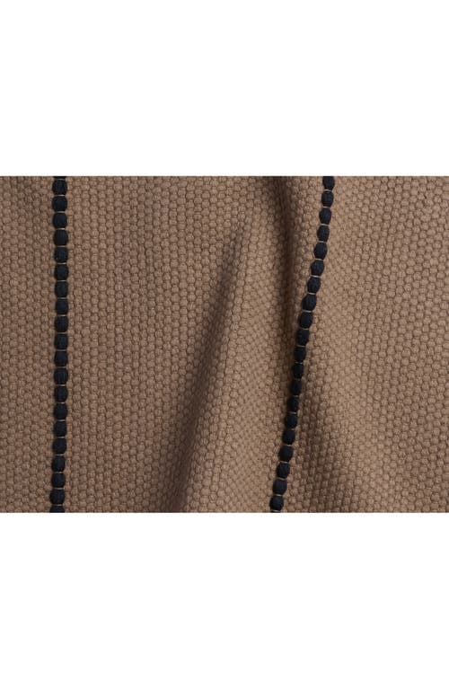 Parachute Tassel Organic Cotton Bath Mat In Brown