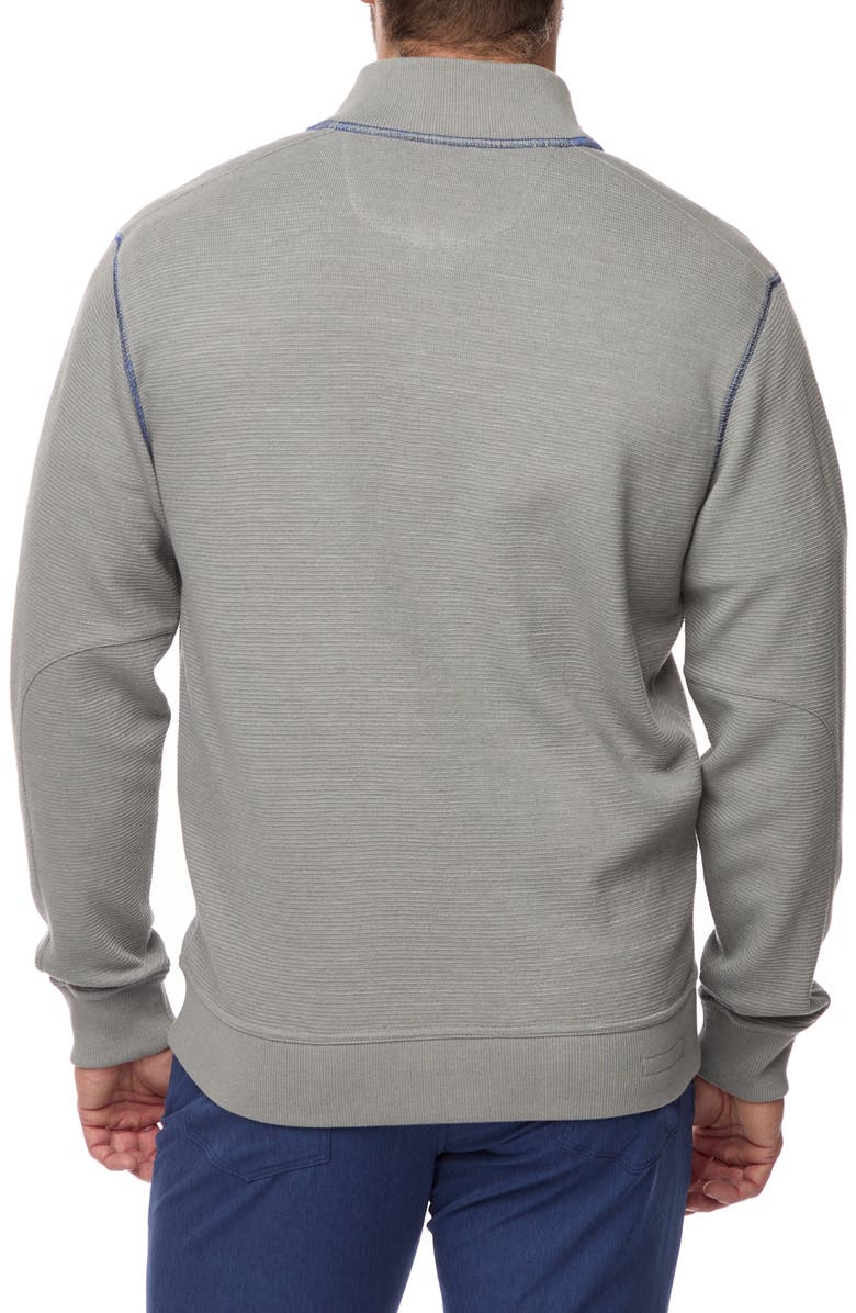 Robert Graham Moser Knit Zip-Up Jacket, Alternate, color, Charcoal