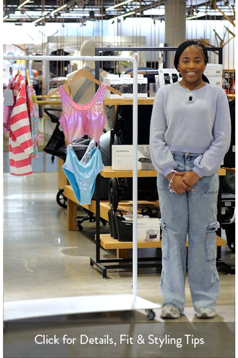 Kids' Shiny Cutout One-Piece Swimsuit (Women) | Nordstromrack