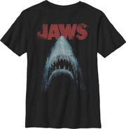 Jaws Boy's Jaws Classic Poster Graphic T-Shirt