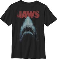 Jaws Boys' Classic Poster Graphic Graphic Short Sleeve T-Shirt