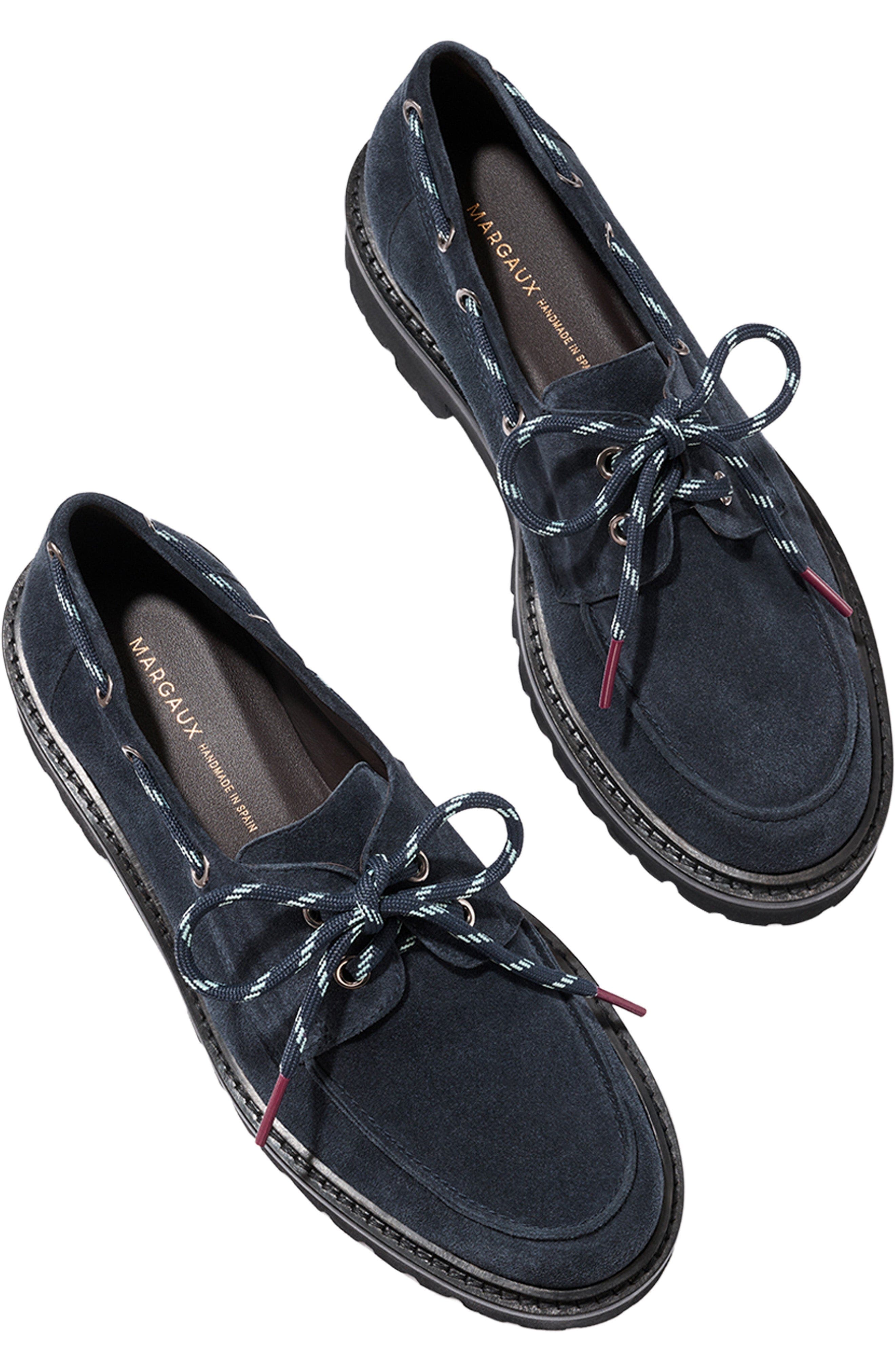 The Marine Loafer, Alternate, color, Vintage Navy Suede