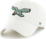 '47 Men's '47 White Philadelphia Eagles Gridiron Classics Clean Up Legacy Adjustable Hat