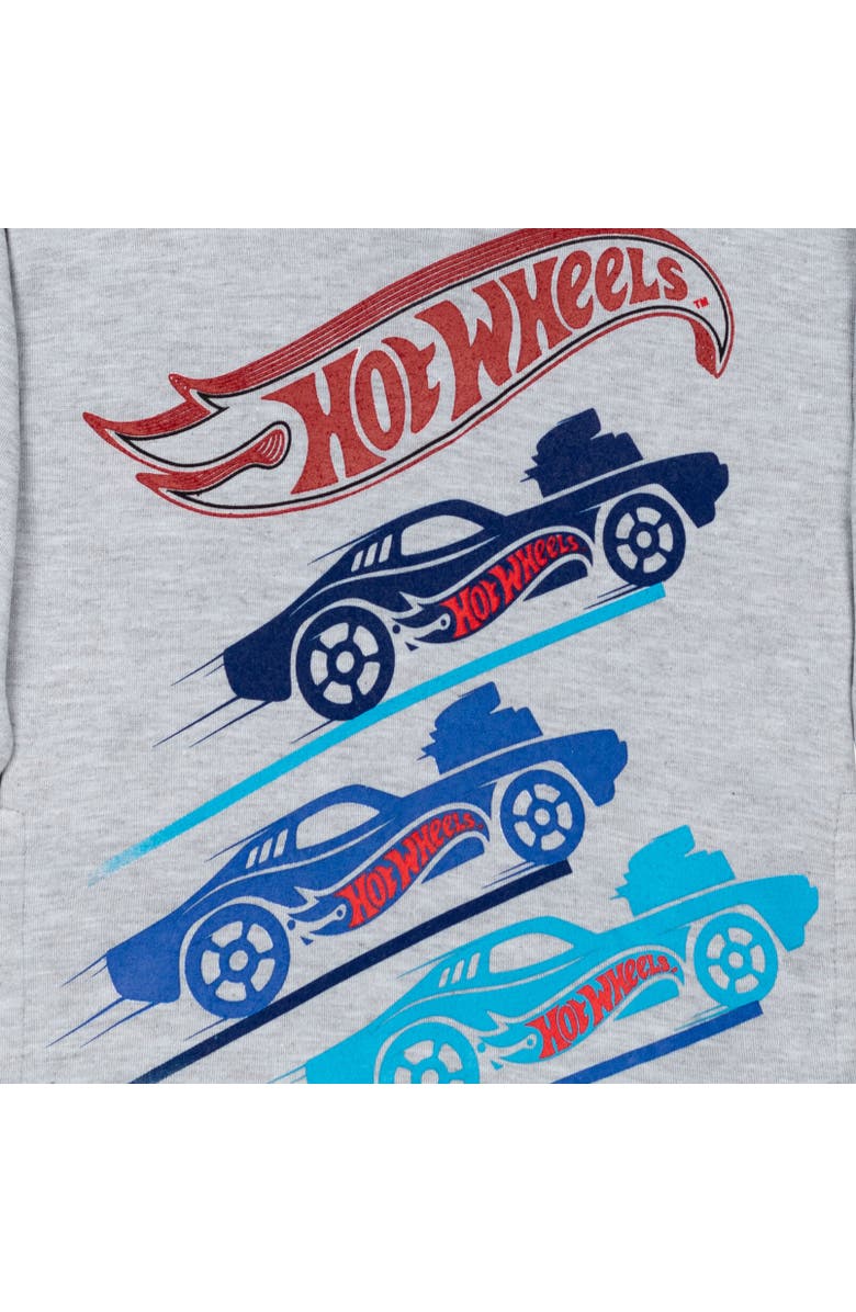 Hot Wheels Pullover Hoodie, Alternate, color, Heather Grey