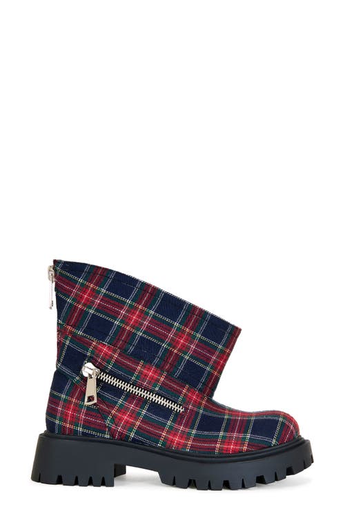 Azalea Wang Mohsen Lug Sole Bootie In Multi