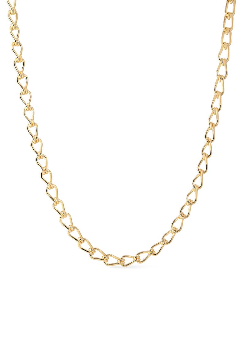 Violet Chain Necklace, Main, color, GOLD