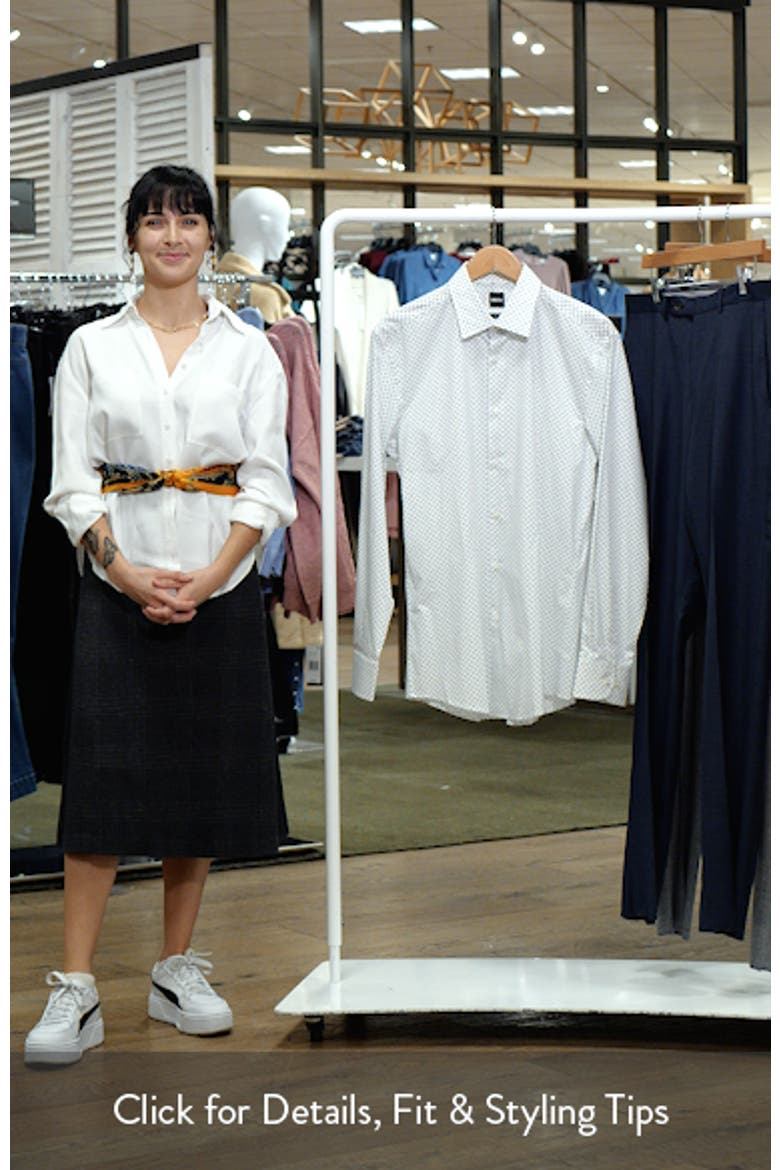 Hank Kent Slim Fit Stretch Cotton Dresss Shirt video