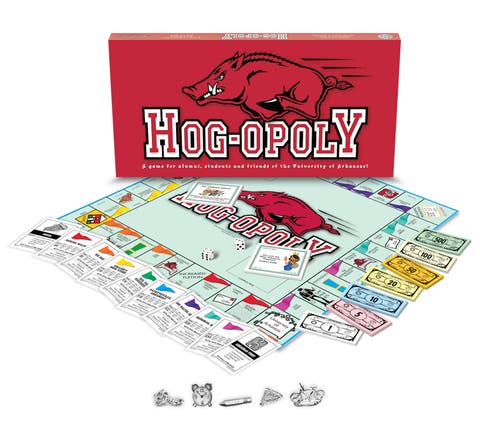 University Of Arkansas Hogopoly Monopoly Board Game