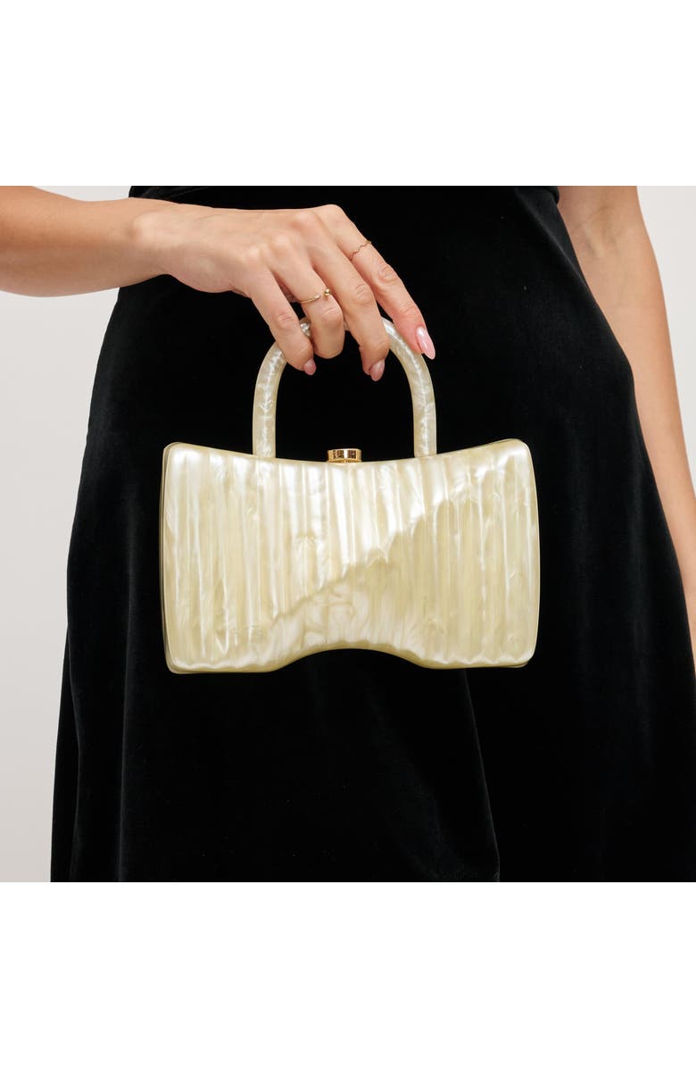 URBAN EXPRESSIONS HANDBAGS Julie Evening Bag, Alternate, color, Ivory