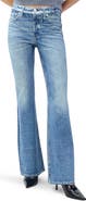 rag & bone rb Miramar Ponte Dahlia Mid Rise Flare Jeans