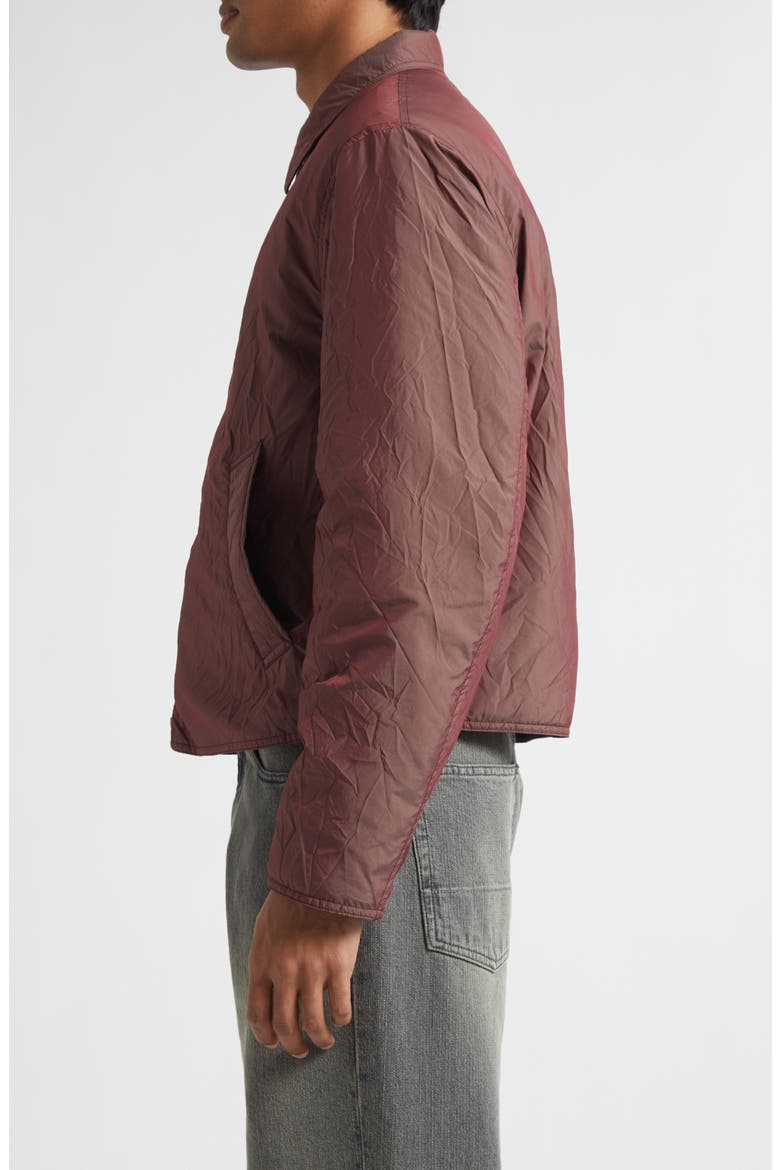 Slight Crinkle Solaro Jacket, Alternate, color, SHINING CHERRY CRINKLE SOLARO