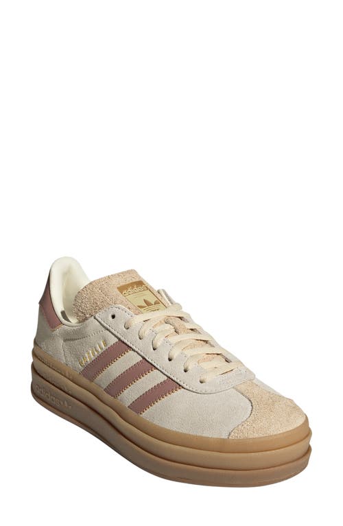 Adidas Originals Adidas Gazelle Bold Platform Sneaker In Neutral