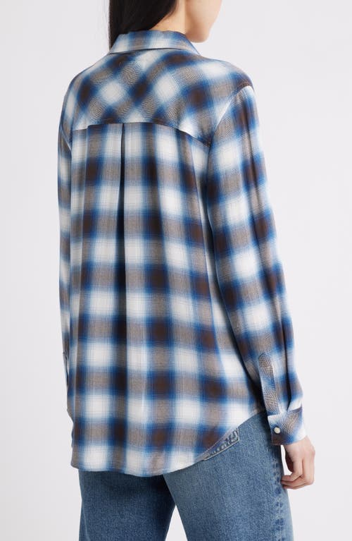 Rails Hunter Plaid Button-up Shirt In Blue