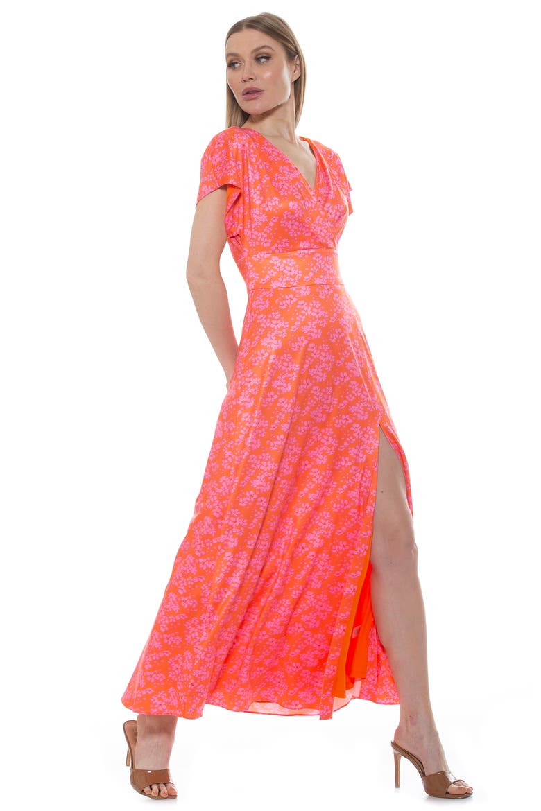 Brielle Maxi Dress, Alternate, color, BLUSH FLORAL