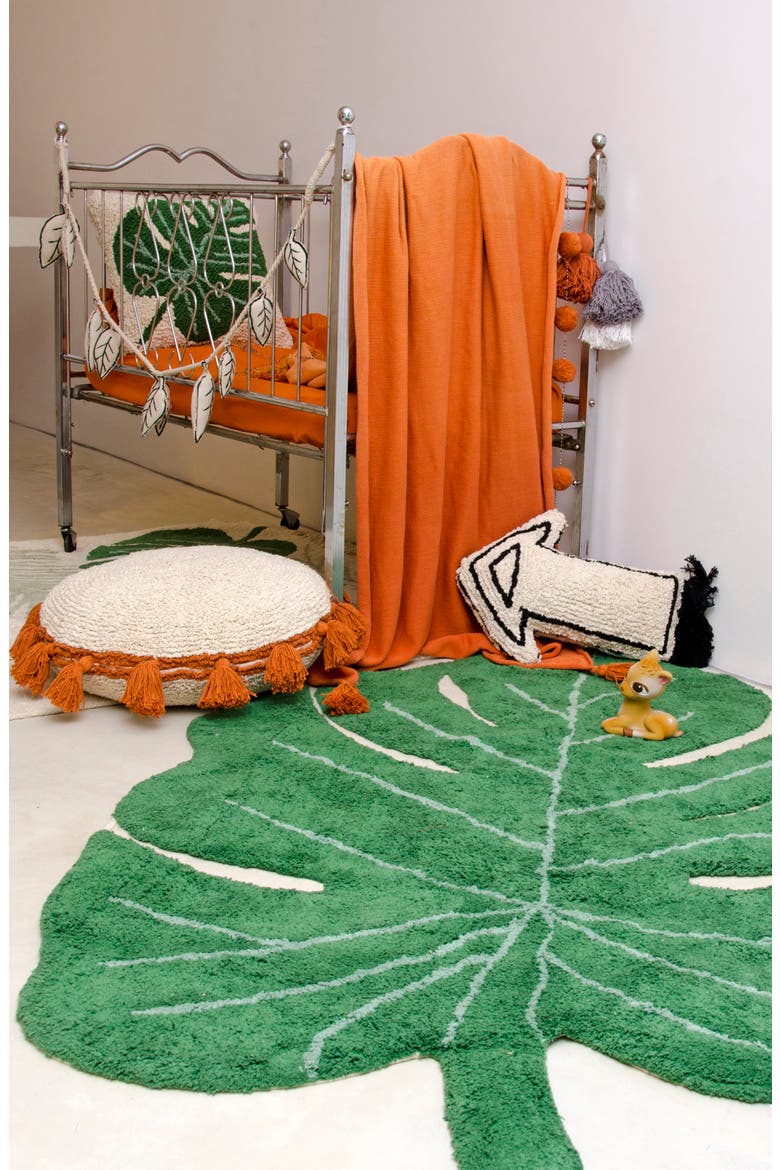 Monstera Leaf Rug, Alternate, color, MONSTERA LEAF