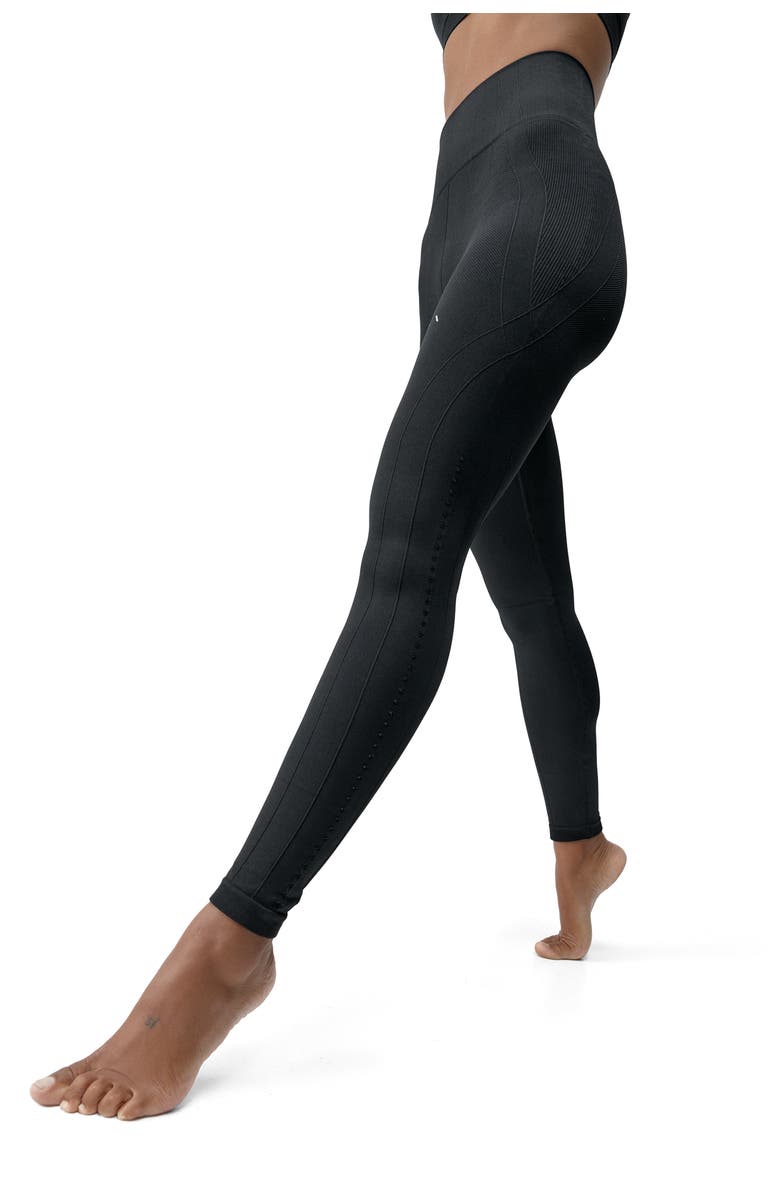 Born Living Yoga Shantala Seamless High Rise Sport Legging, Alternate, color, Black