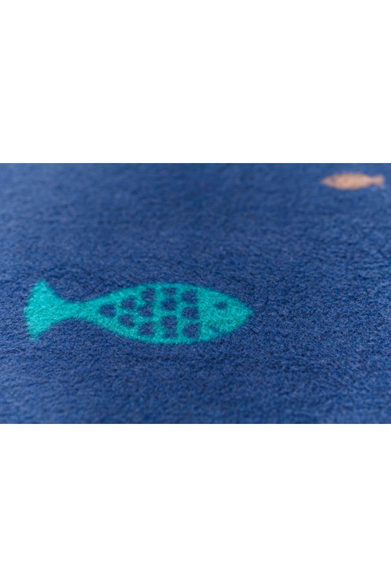 Mila School Of Fish Baby Blanket, Alternate, color, Blue