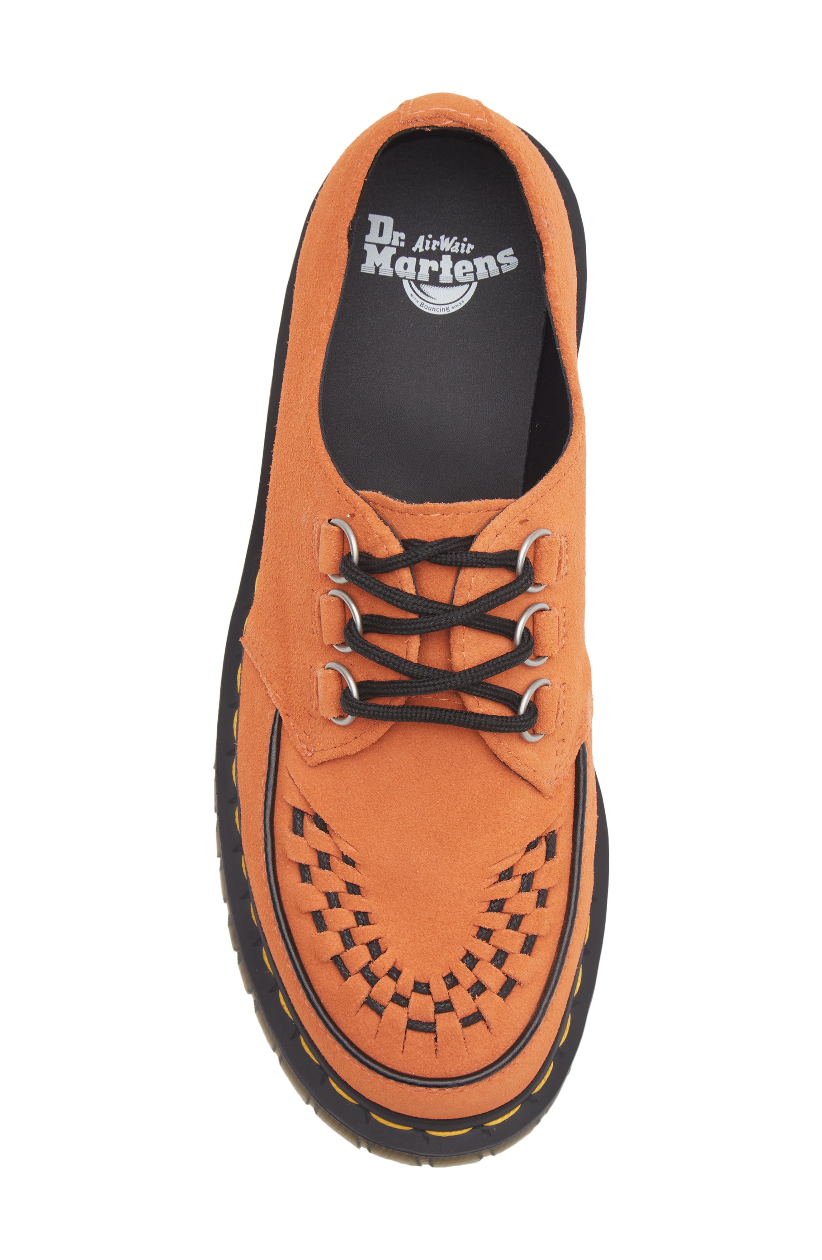 Dr. Martens Gender Inclusive Ramsey Derby, Alternate, color, Orange