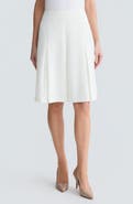 KASPER Pleated Stretch Crepe Skirt