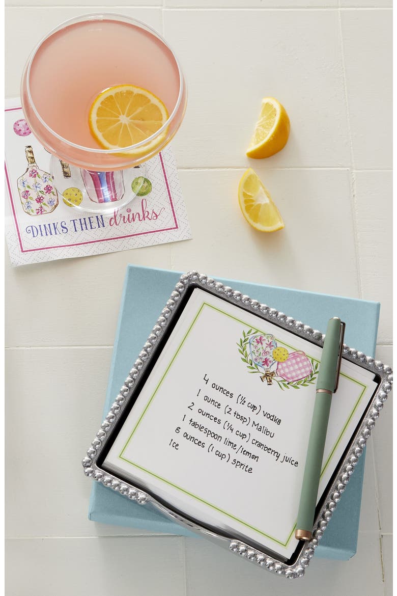 Pickleball Paddle Stationery Set, Alternate, color, NO COLOR