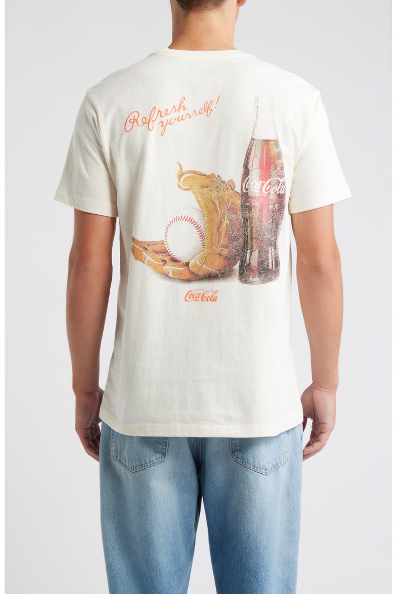 Coca-Cola Baseball Graphic T-Shirt, Alternate, color, IVORY
