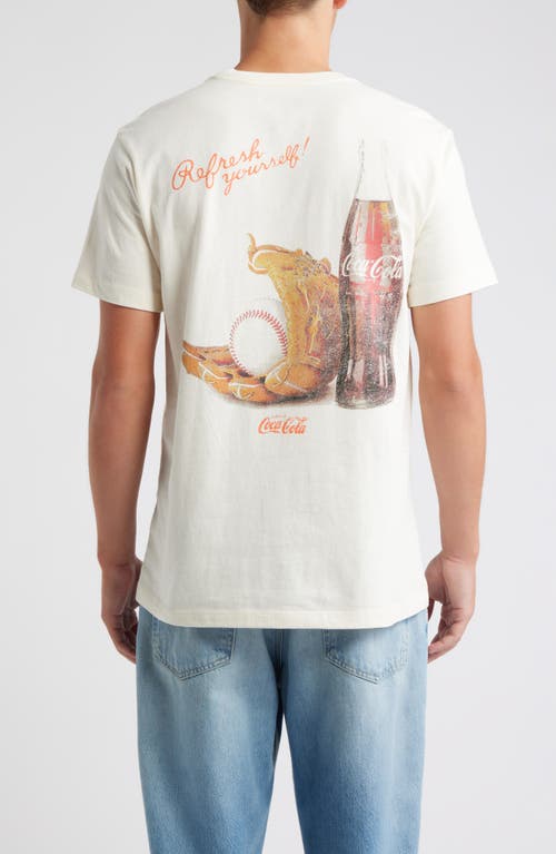 The Forecast Agency Coca-cola Baseball Graphic T-shirt In White