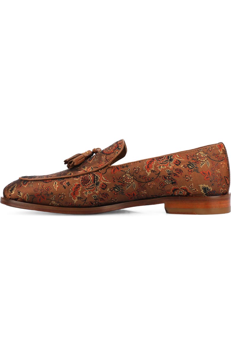 TAFT Men's Tommy Tassel Loafer, Alternate, color, Duskwood Floral